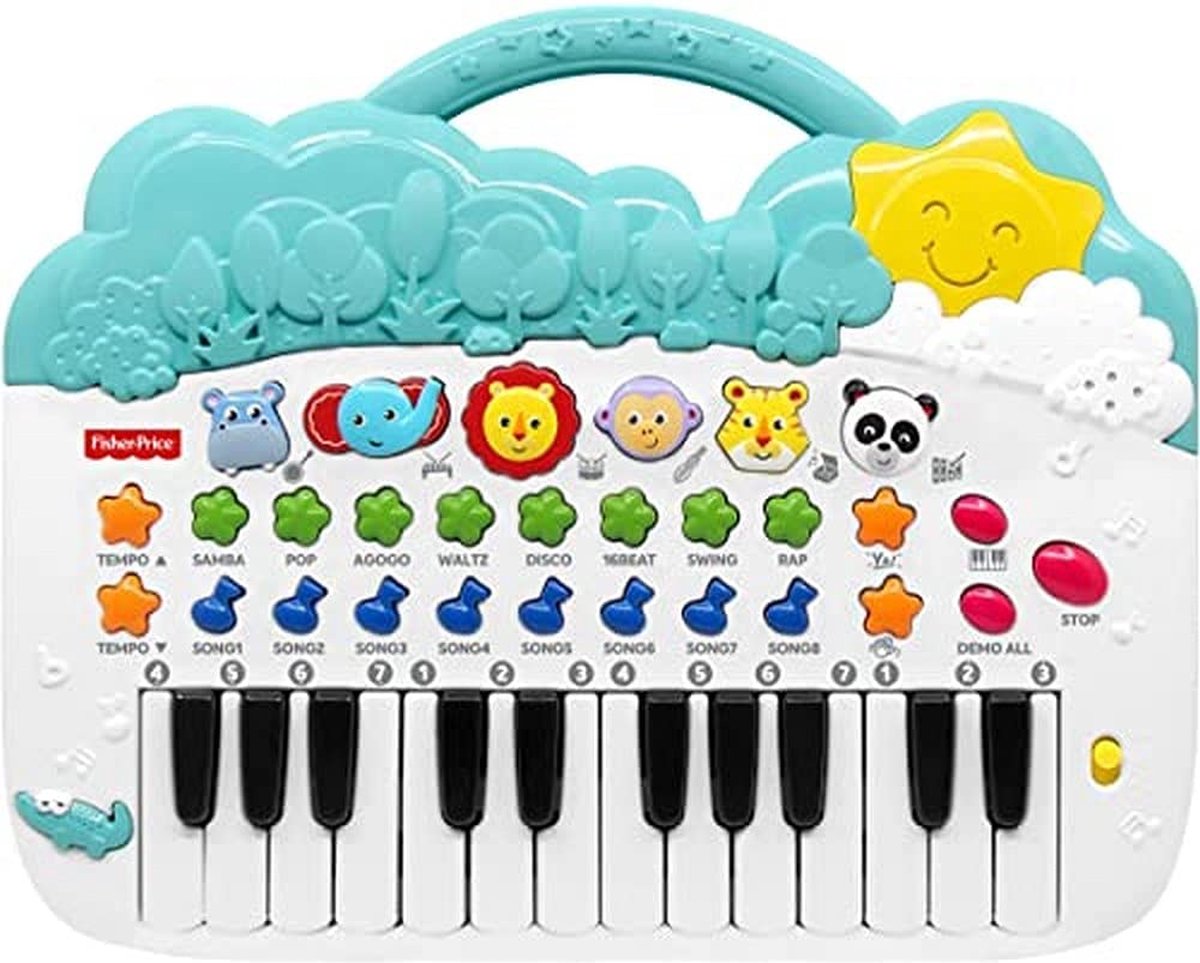 Flightmode- Dierenpiano - Interactief speelgoed - dierengeluiden - kinderliedjes - Muziekinstrument