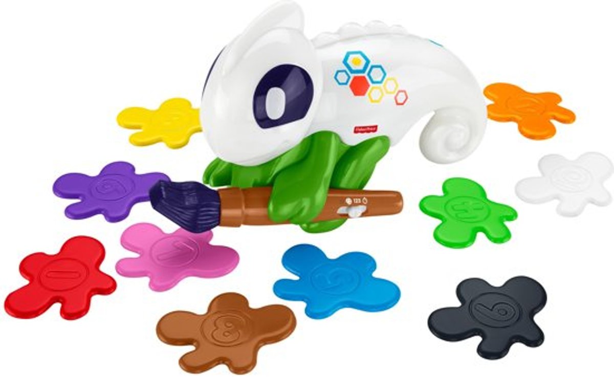 Leer je kindje Duits met deze Fisher-Price Denken en Leren Smart Scan Kleurenkameleon