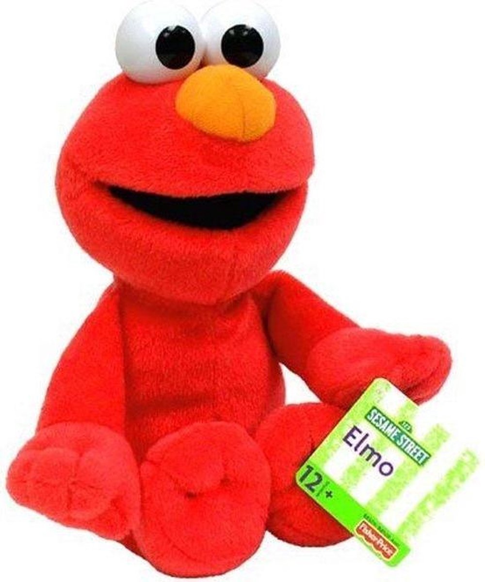 Sesamstraat - Elmo -   - Pluche Knuffel - 24 cm