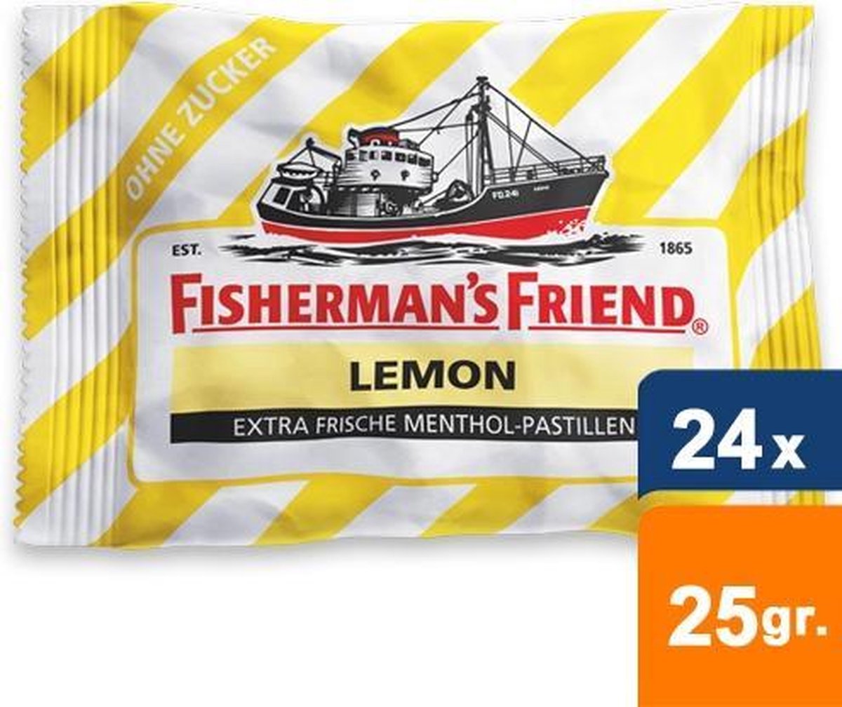 Fishermans Friend - Citroen Suikervrij - 24x25gr