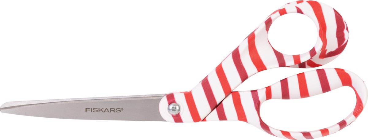 Fiskars 1063035 universele schaar 21 cm rood en wit