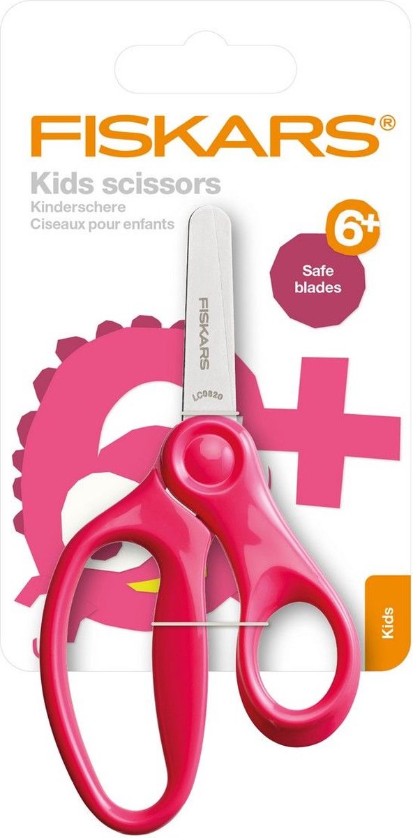 Fiskars Blunt-tip Kids Scissors Pink for +6 years old