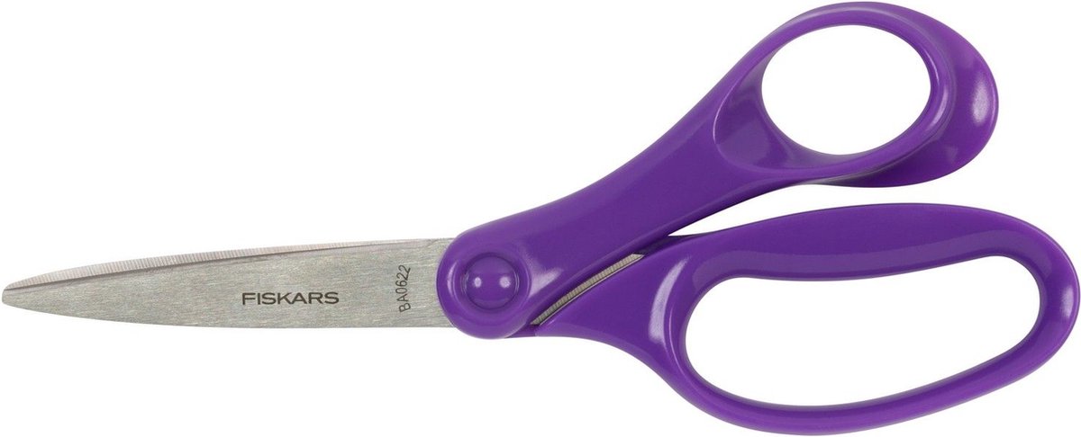 Fiskars School Scissors Purple 15cm for +12 years old