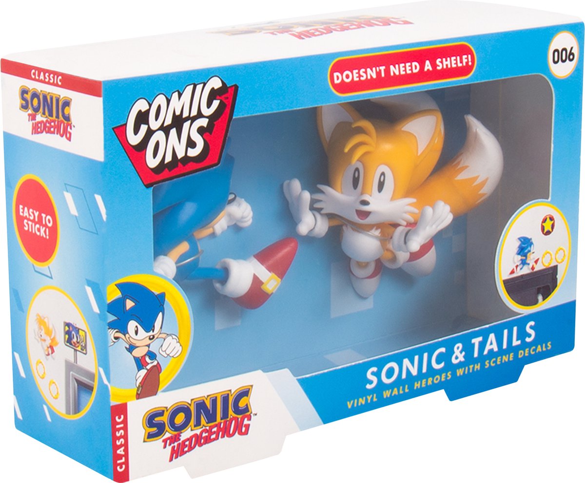 Sonic the Hedgehog - Comic Ons - muurset