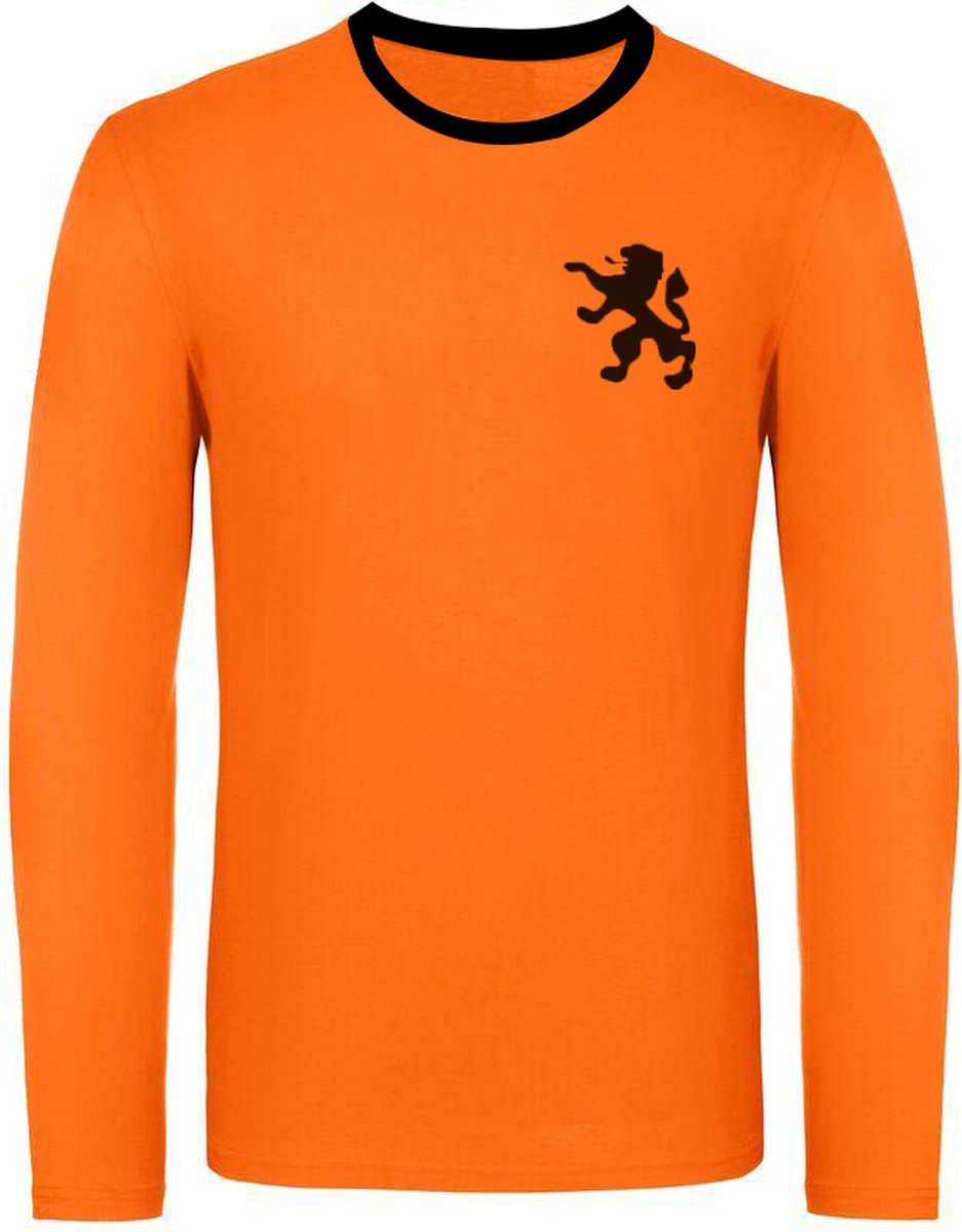 Oranje shirt Nederlands elftal - Koningsdag kleding - Oranje kleding - Maat L - Unisex - Fjesta