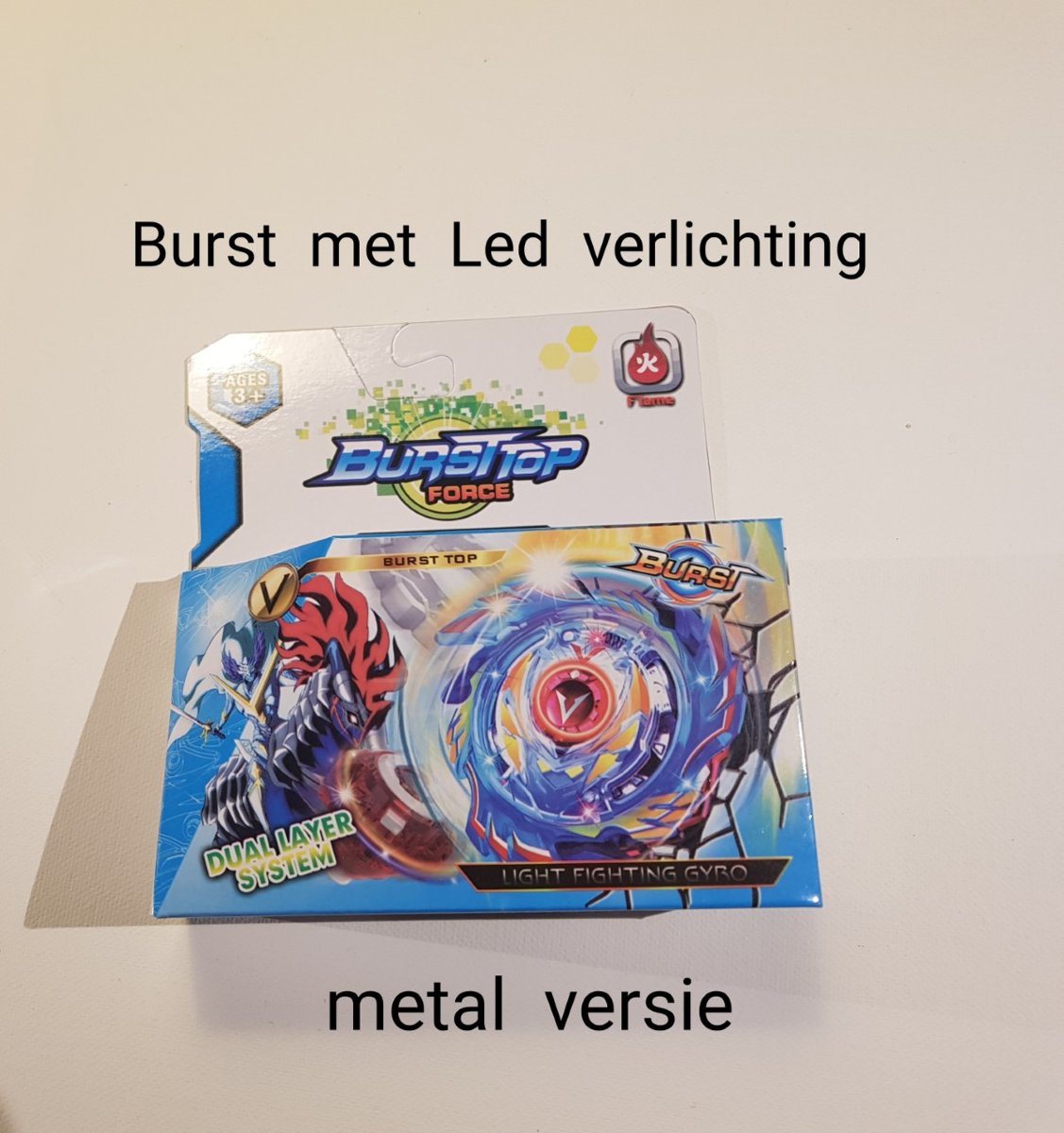 Burstop Force Bey blade met LED /LIGHT FIGHTING GYRO / BEYBLADE SPIN TOL / VALKERY/ (GRATIS VERZENDING)