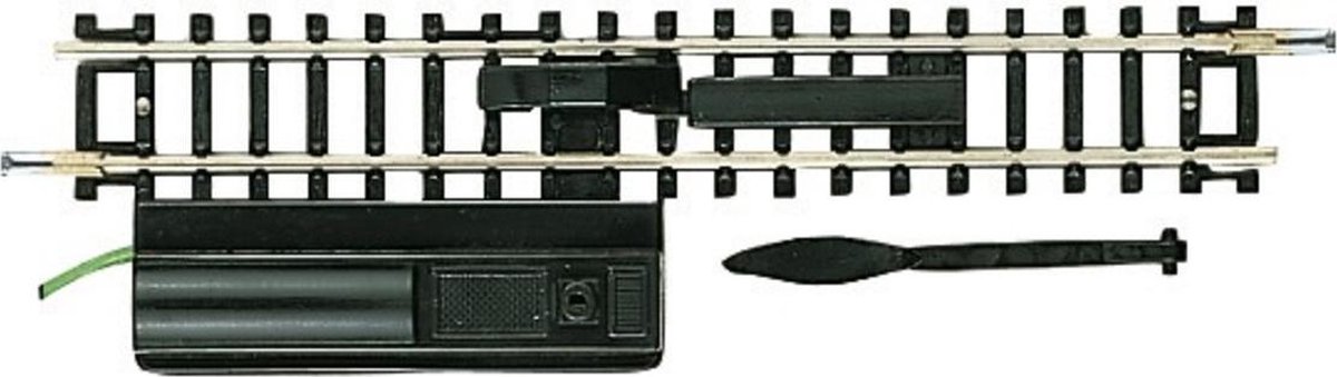 N Fleischmann rails (zonder ballastbed) 22212 Ontkoppelrails, Elektromechanisch 104.2 mm