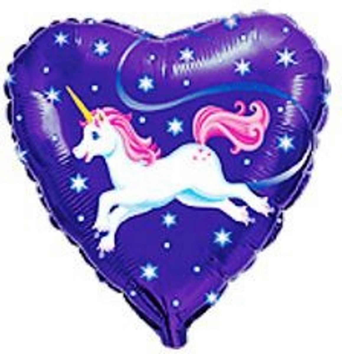 Flying Unicorn 45cm Hart Folie