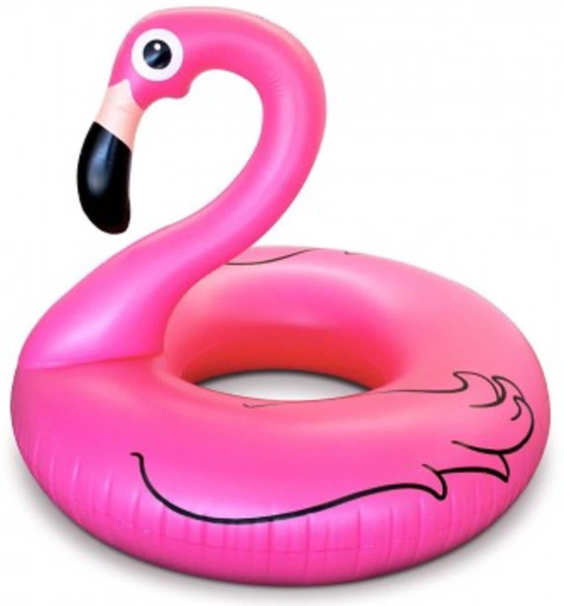 Roze Flamingo Zwemband 1.20 Topper