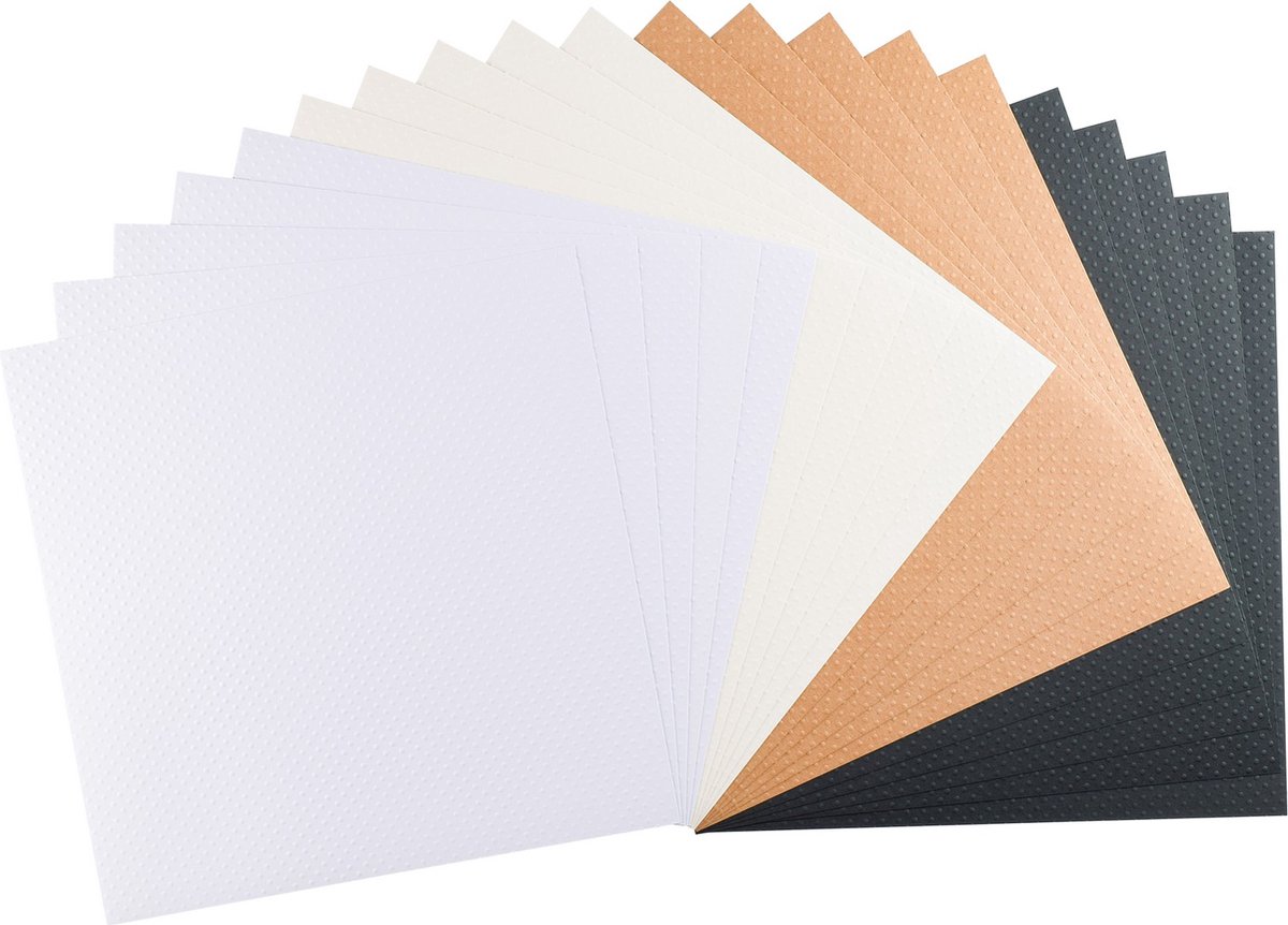 Florence Cardstock Papier Dotted 30,5x30,5cm Multipack