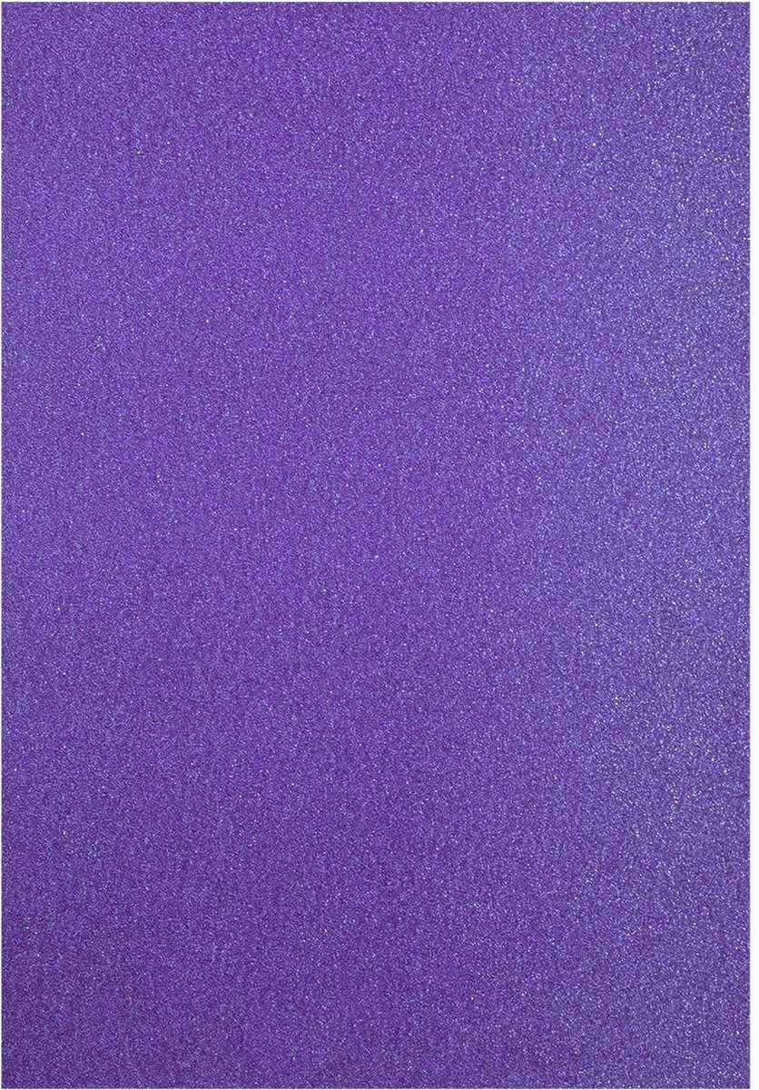 Florence Glitter papier - A4 - 5 vellen - 250gr - Violet