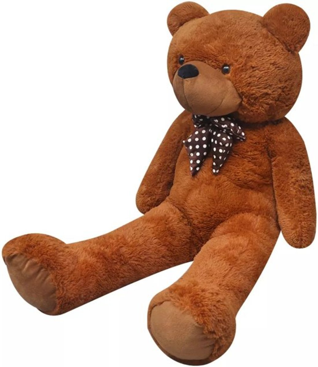 Grote knuffelbeer Teddybeer - 120 cm groot - bruin - zachte knuffelbeer xxl - teddybeer knuffel