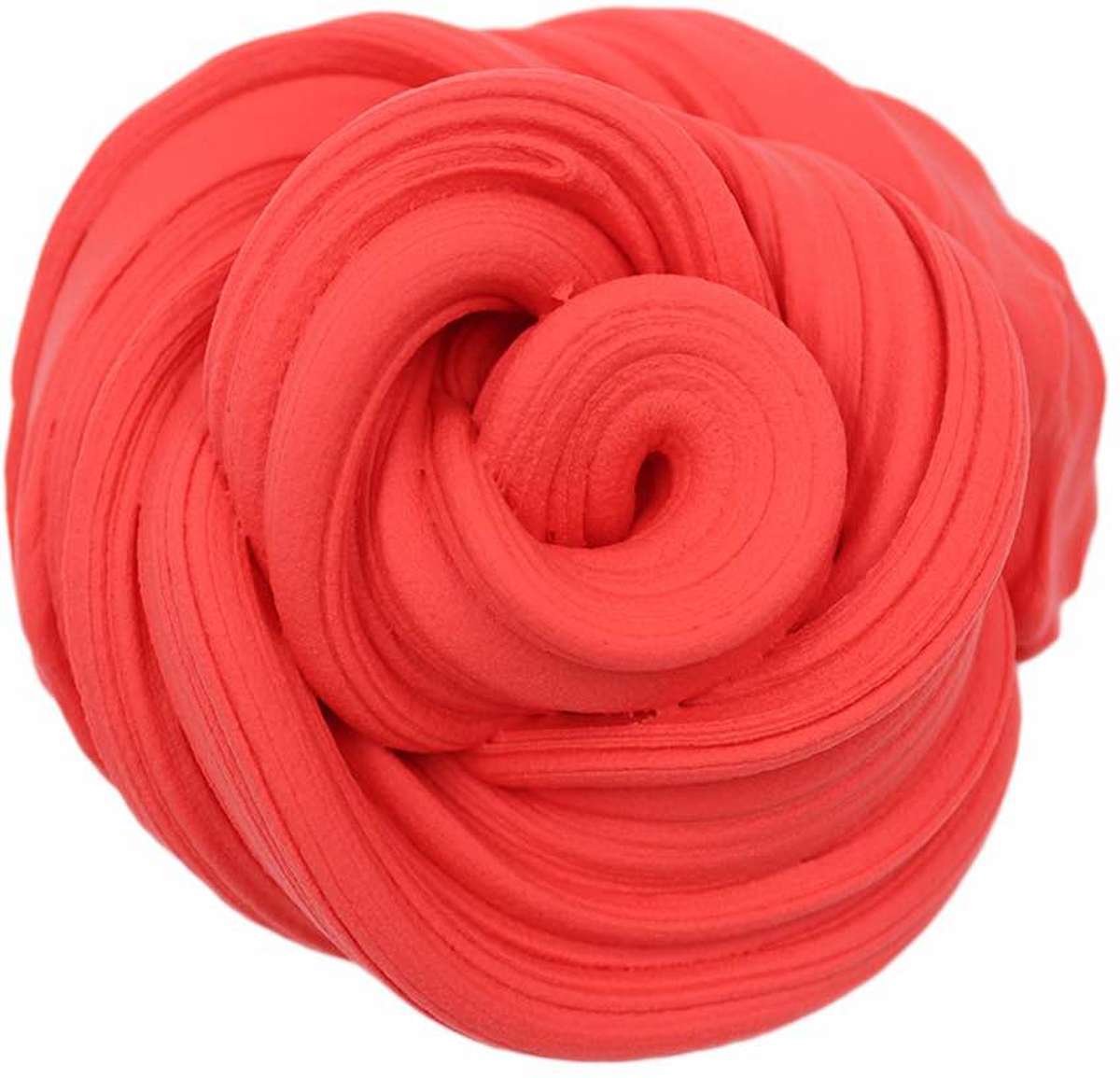 Fluffy Slime Shop - Fluffy slijm - Speelslijm - Anti Stress - 2x Slime Container - Rood