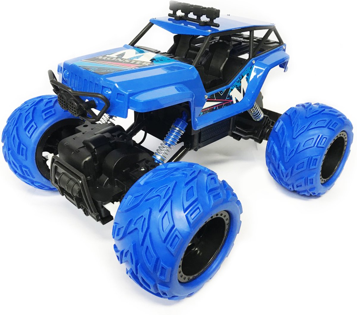 RC MONSTER ROCK CRAWLER - 2.4G 4WD MONSTER TRUCK BRUSHED 1:12 Blue