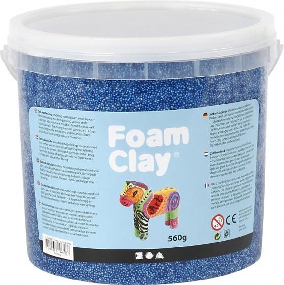 Foam Clay blauw 560 gram