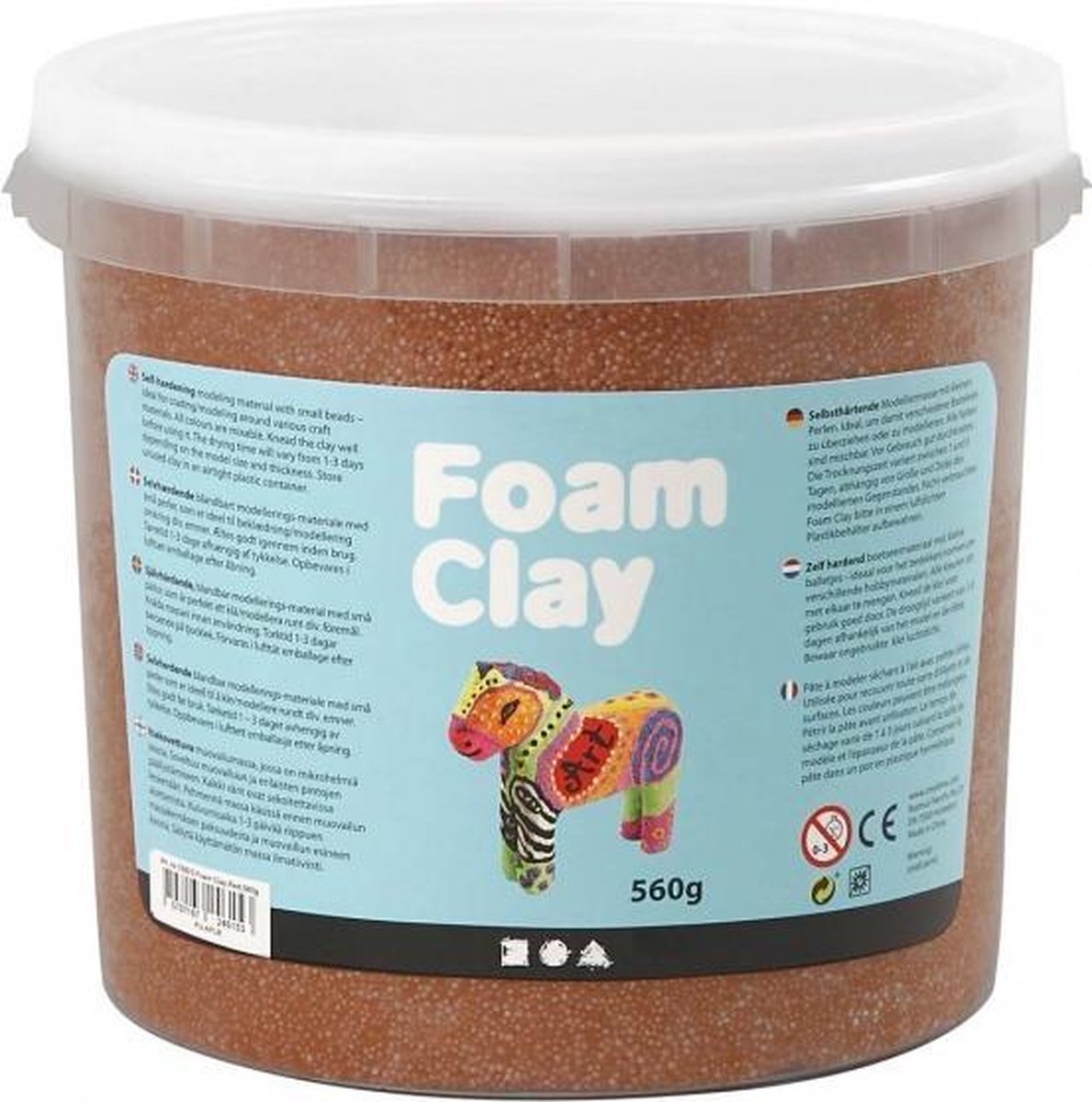 Foam Clay bruin 560 gram