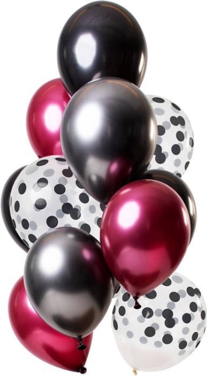 Ballonnen Dark Richness 30 cm - 12 stuks