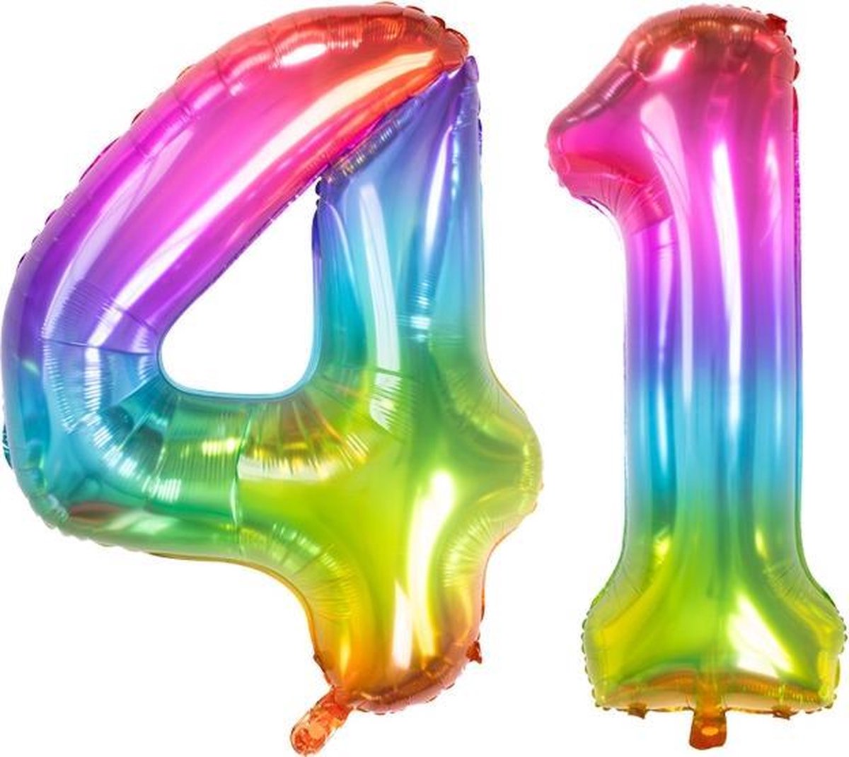 Cijfer 41 Yummy Gummy Rainbow – 86 cm