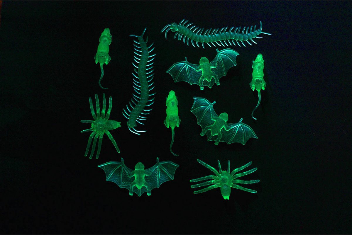 Folat - Glow in the dark deco insecten