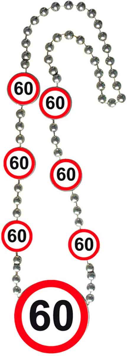 60 jaar Verkeersbord Ketting