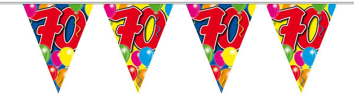 70 Jaar Slinger Balloons - 10 meter