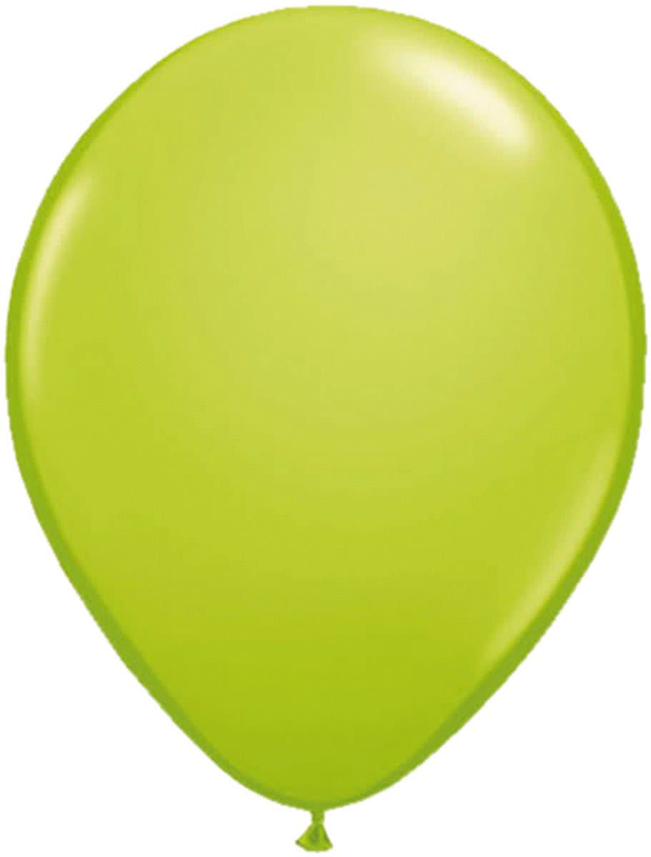 Appelgroene Metallic Ballonnen 30cm - 100 stuks