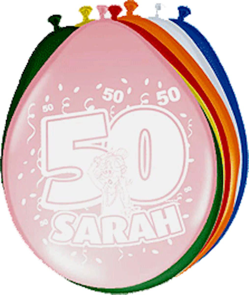 Ballonnen 50 jaar Sarah