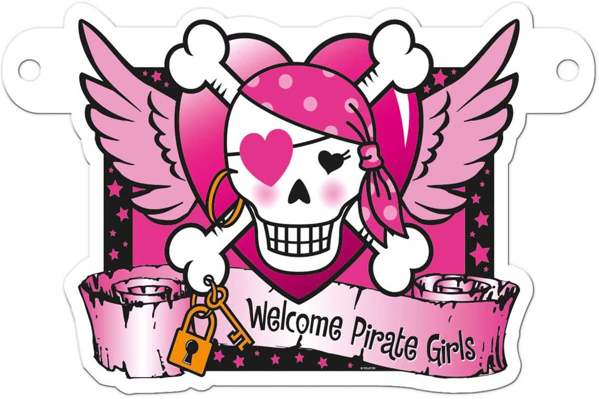 Banner Letter Pirate Girl