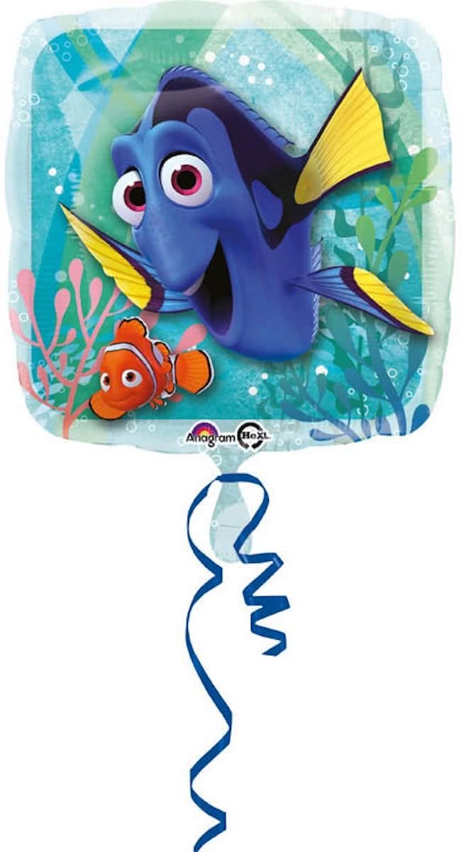 Disney Finding Dory Folieballon Vierkant - 46cm