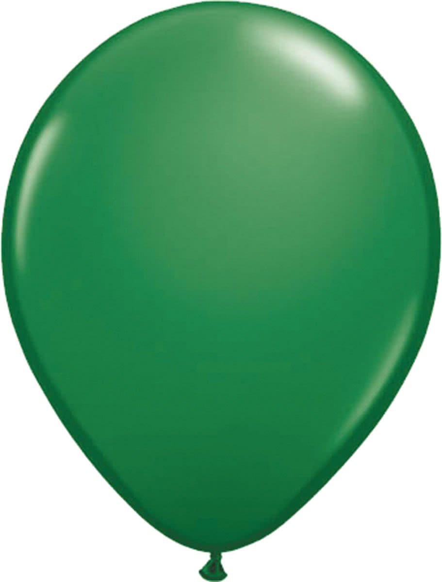 Donkergroene Ballonnen 30cm - 100 stuks