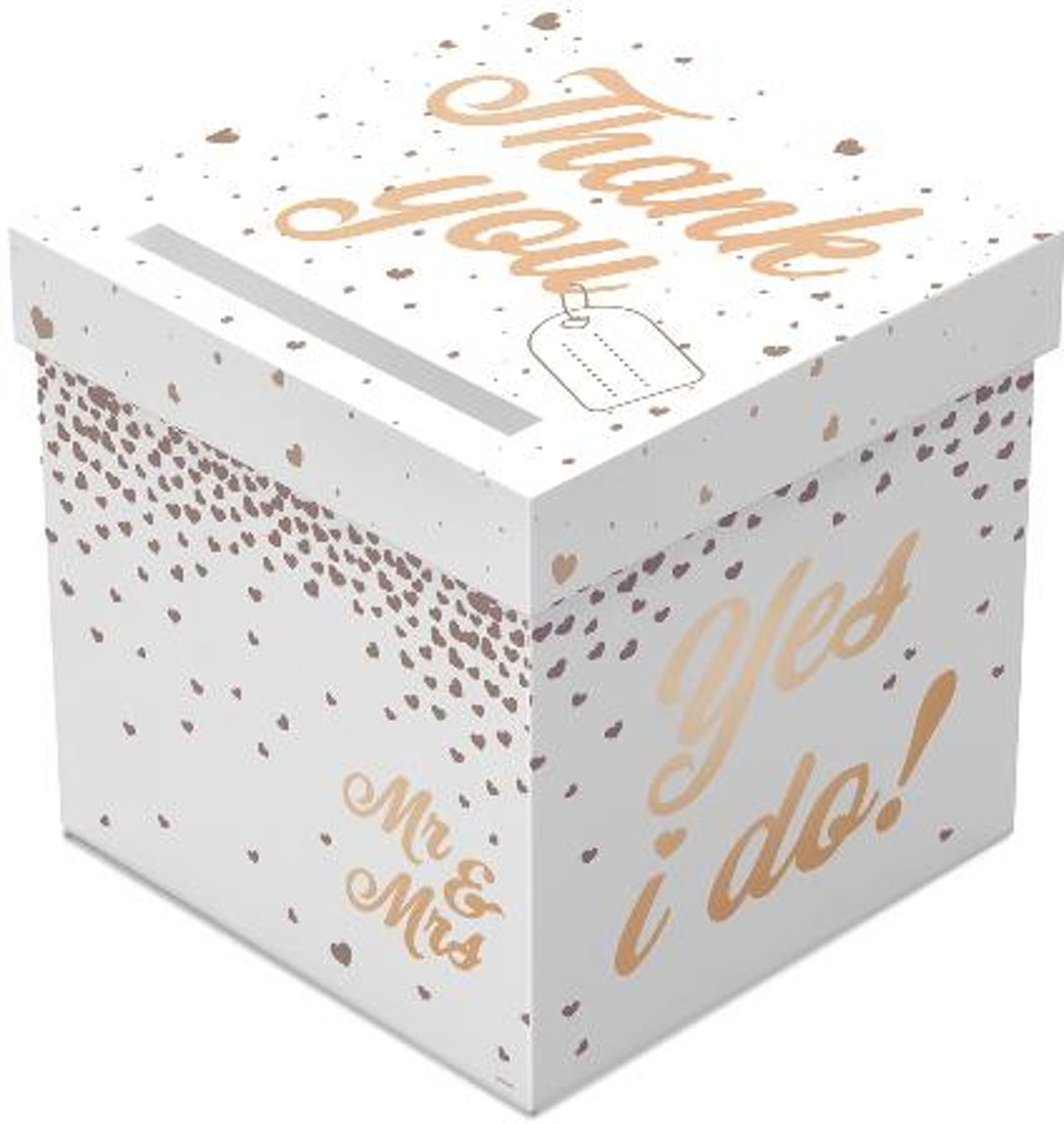 Enveloppe Gift Box Wedding RoseGold