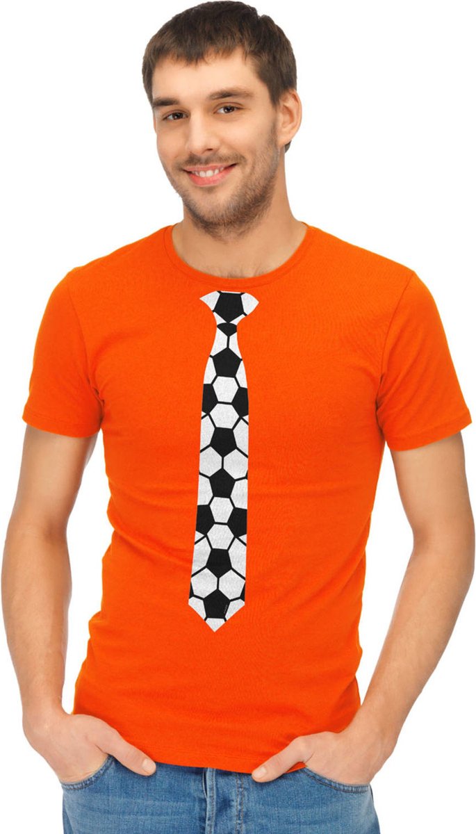 Folat T-shirt Holland Heren Polyester Oranje maat Xxl