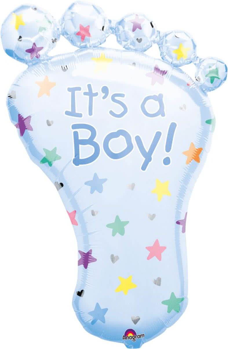 Geboorteballon jongetje (Its a boy 43cm)