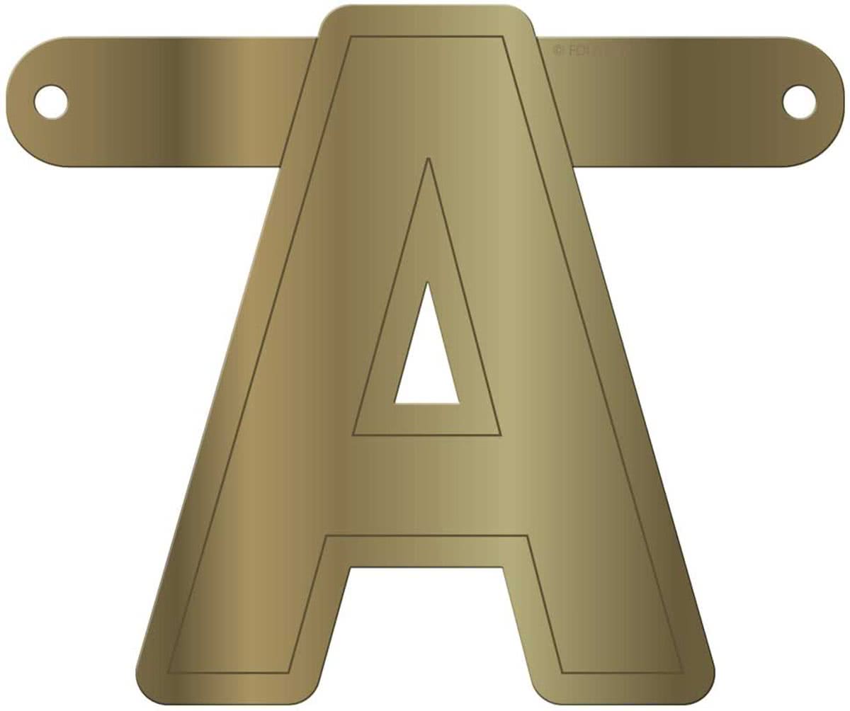 Gouden Banner Letter A