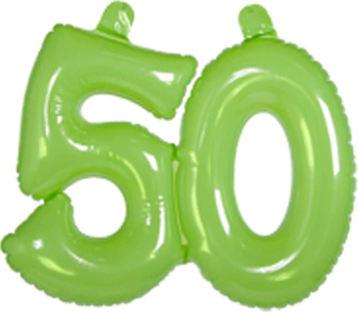 Groene opblaascijfers 50