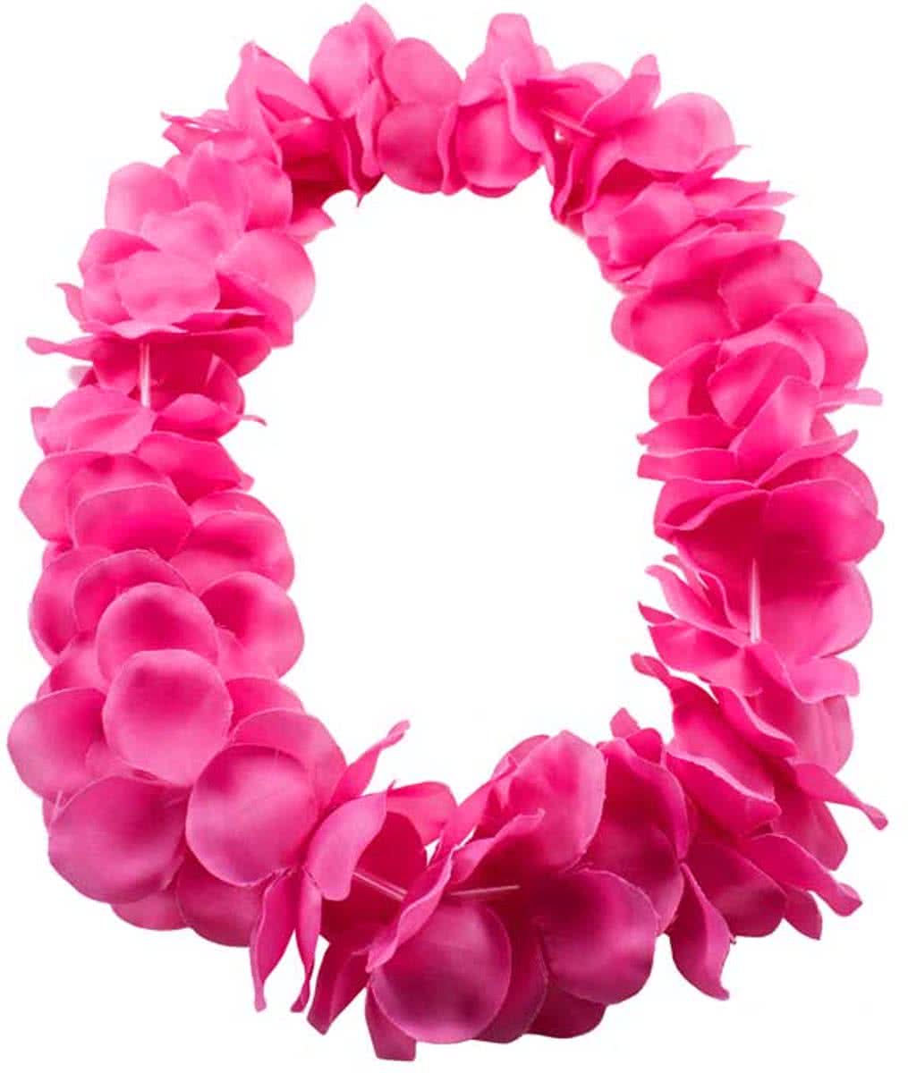 Hawai krans neon roze