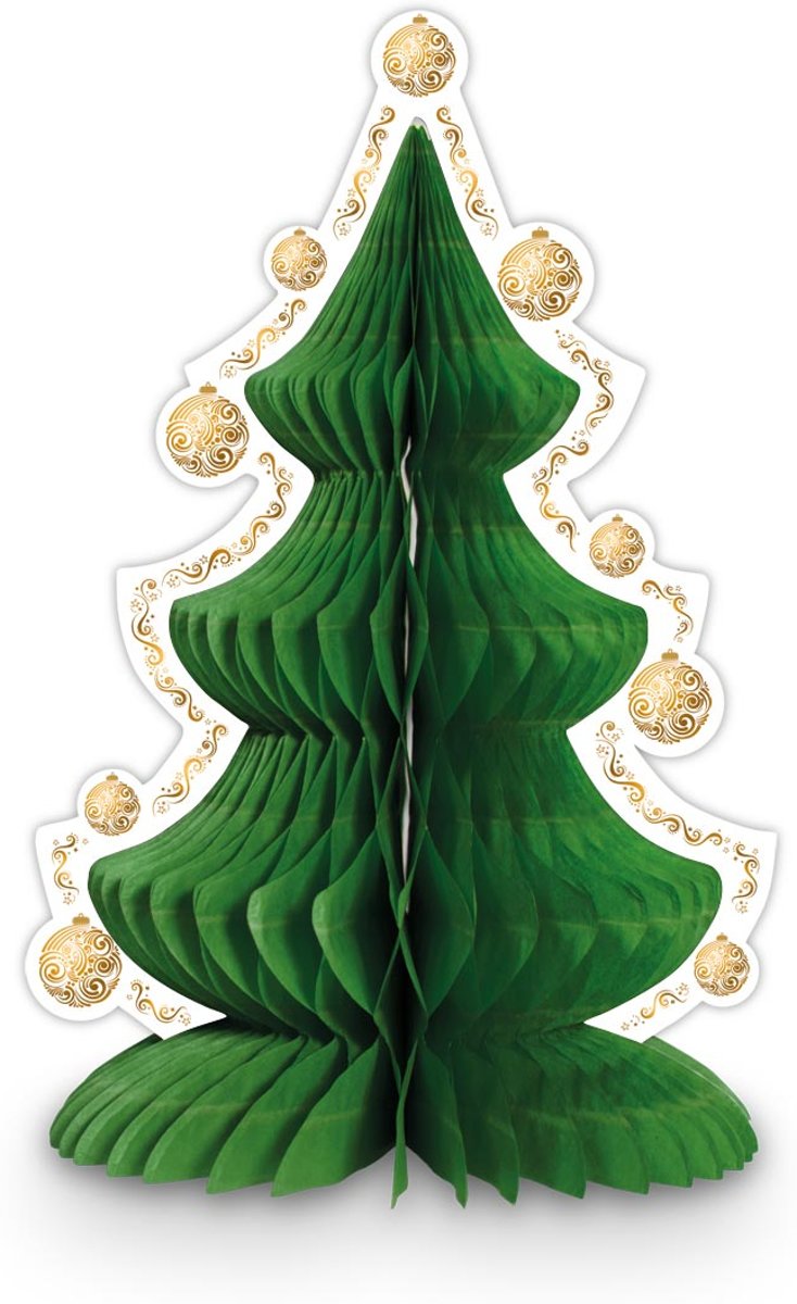 Honeycomb Kerstboom - 30cm