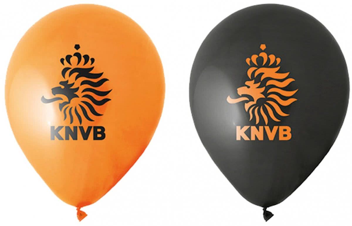 KNVB voetbal ballonnen 8 stuks