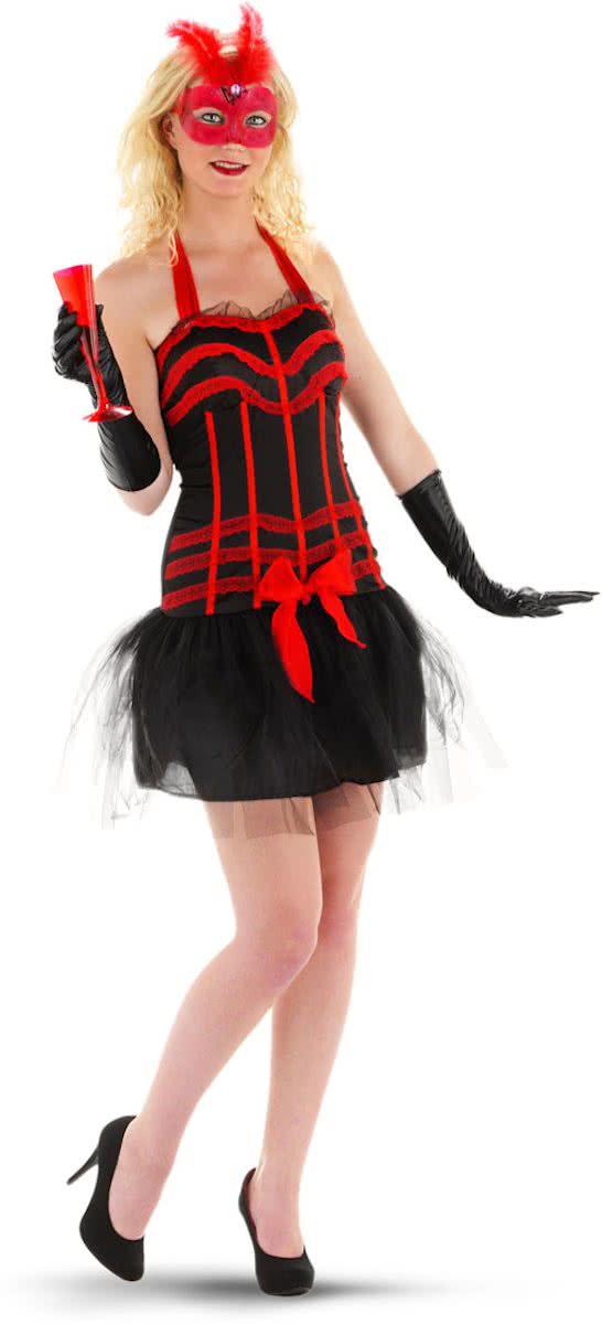 Moulin Rouge Jurk - Volwassenen - Verkleedkleding - Maat L/XL