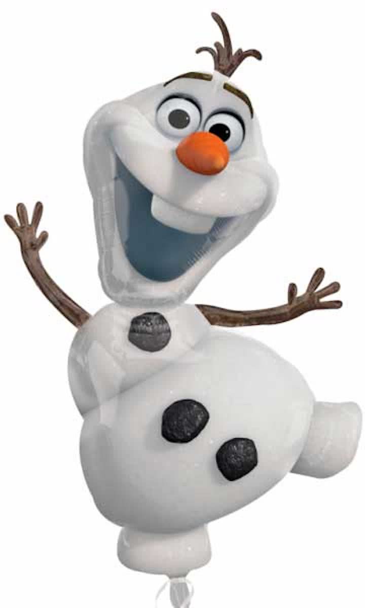 Olaf Frozen Folieballon Shape 104x58cm