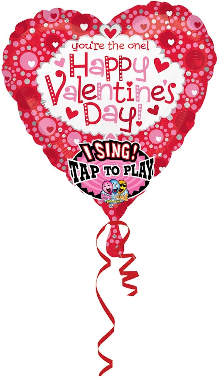 Sing A Tune Happy Valentines Day folieballon