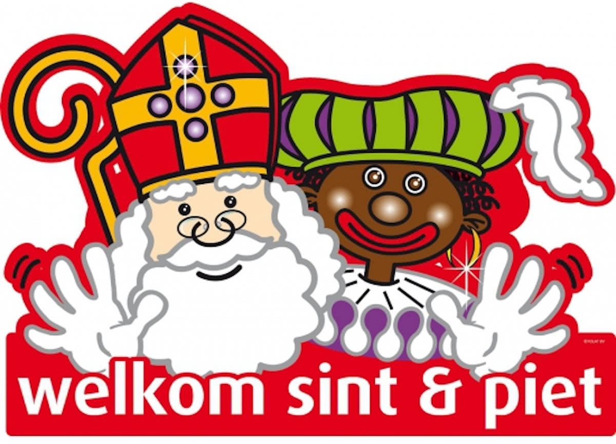 Sinterklaas Welkom Sint en Piet deurbord