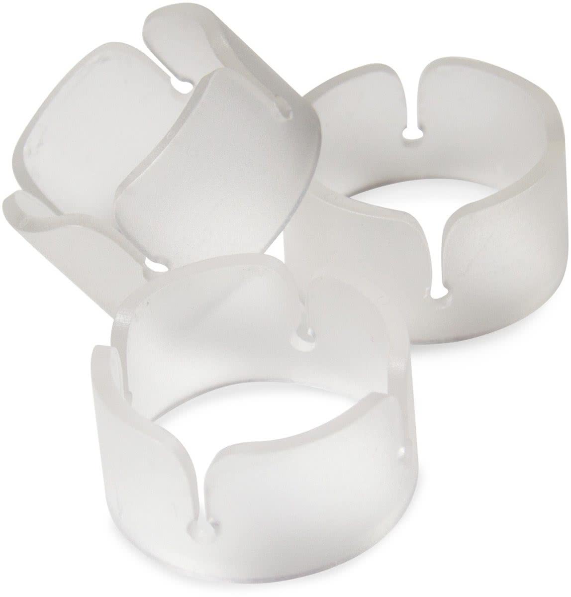 Transparante Ballonclip Ringen - 6 stuks