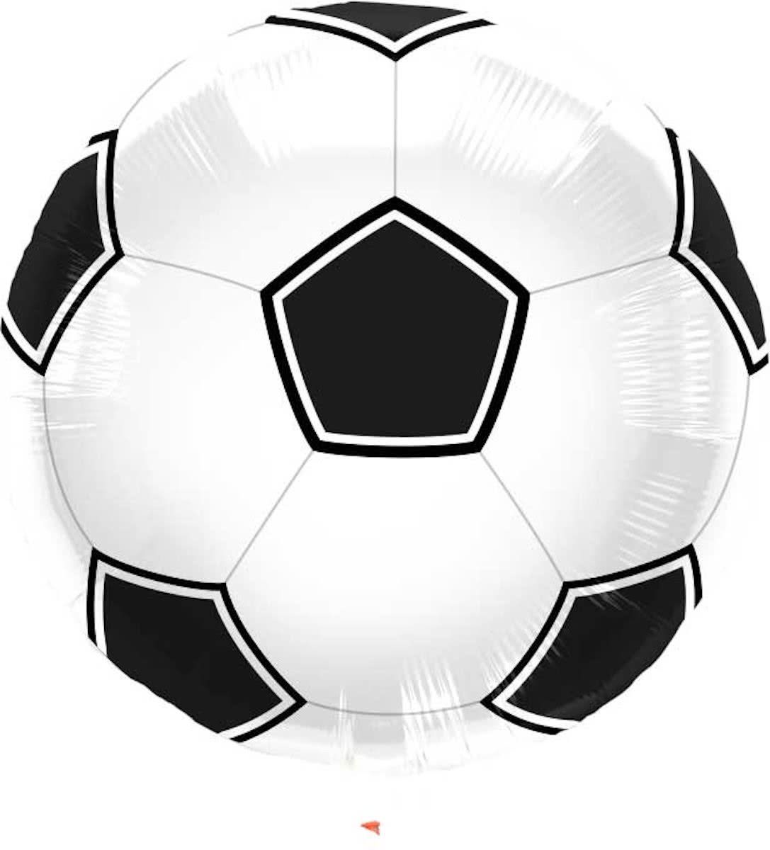 Voetbal Ballon Zwart/Wit 43cm