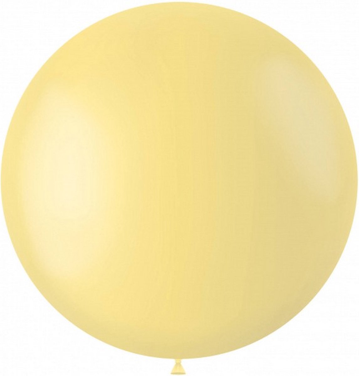 ballon Powder Yellow 78 cm latex geel