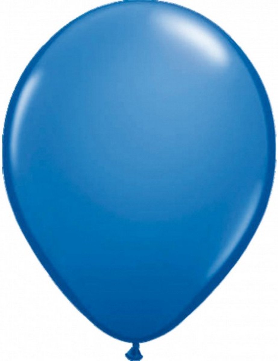 ballonnen 30 cm latex donkerblauw 10 stuks 4 jaar