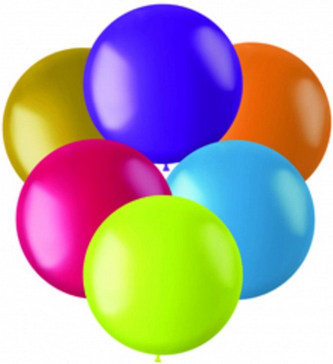 ballonnen Color Pop 48 cm latex 6 stuks