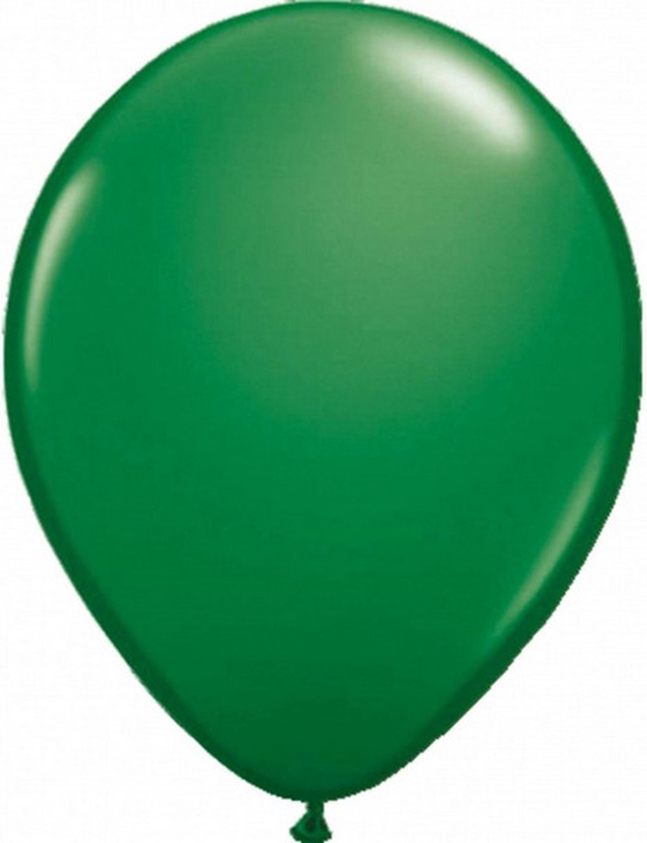 ballonnen metallic 30 cm latex donkergroen 50 stuks