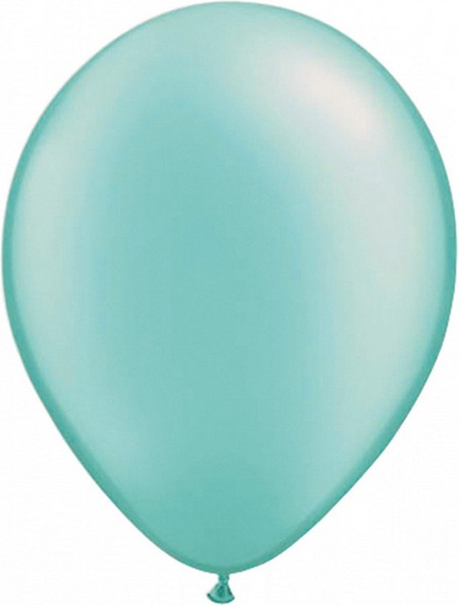 ballonnenset 30 cm turquoise 10 stuks