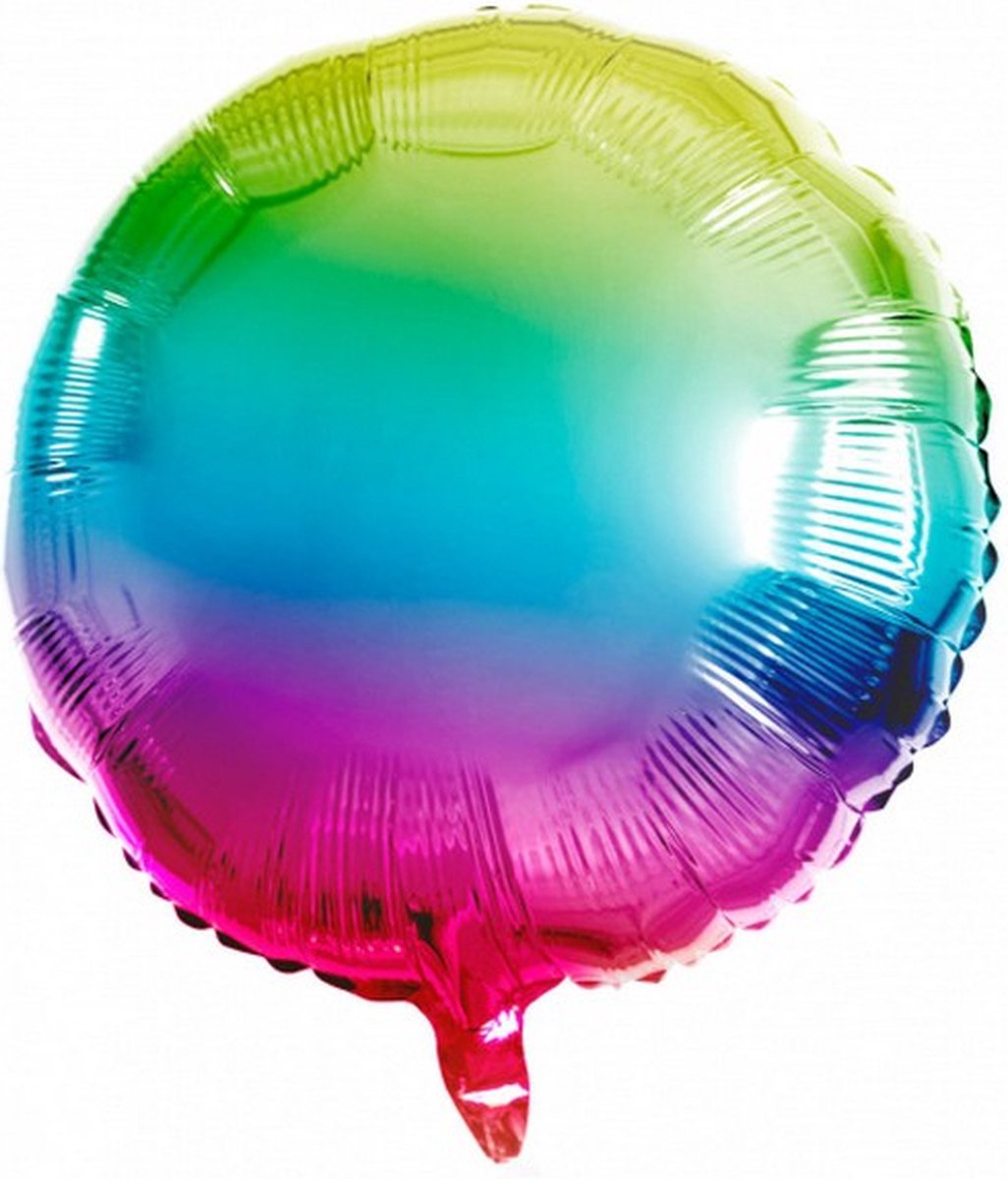 folieballon Yummy Gummy Rainbow rond 45 cm